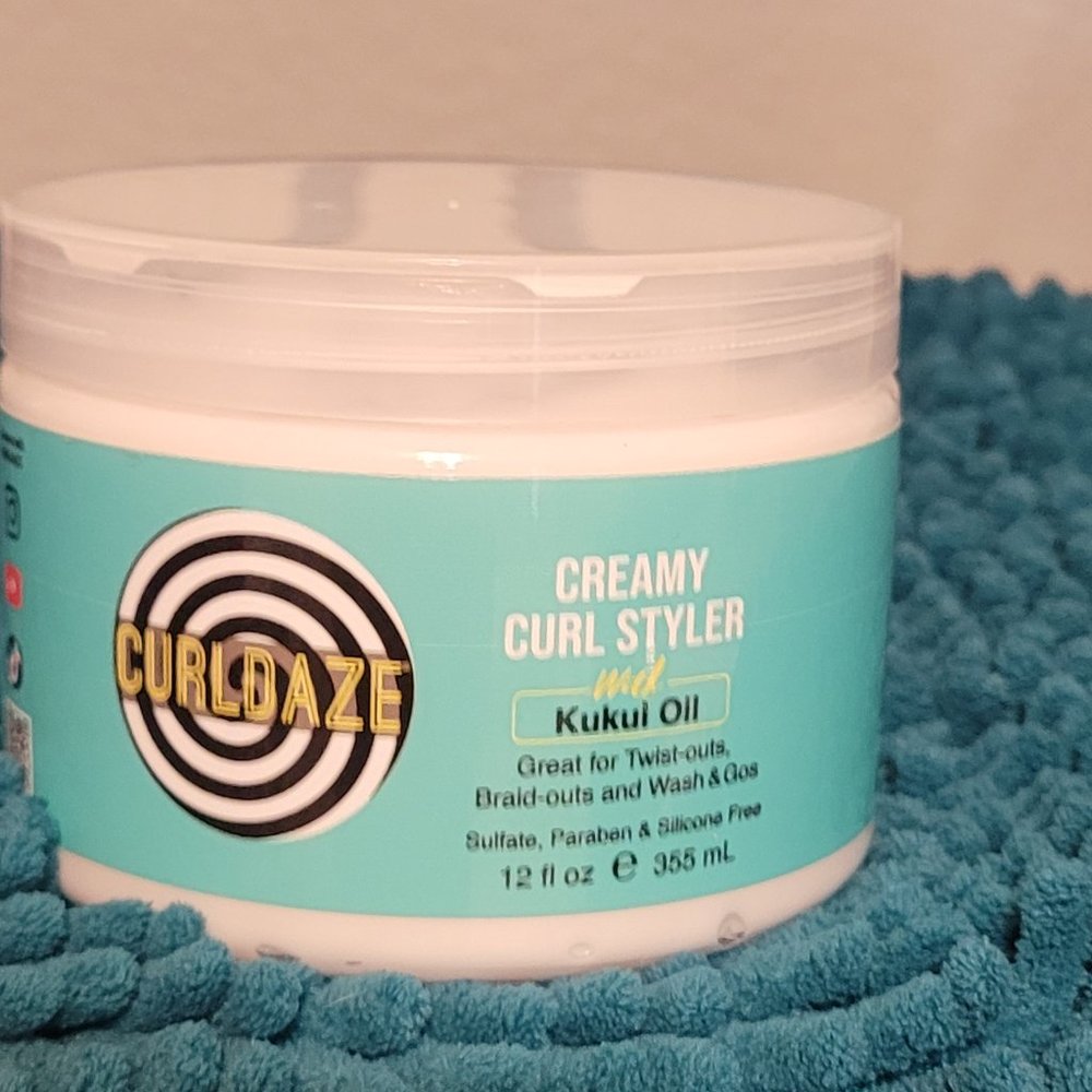 Unopened CurlDaze Creamy Curl Styler Cream Kukui Oil 12oz.Conditioner